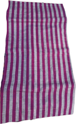 Sohit handloom Striped, Woven Grey, Purple Lungi