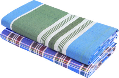 GREEN TEE Checkered Multicolor Lungi