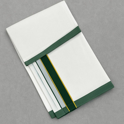 Shree shyam Handloom Solid Green Lungi