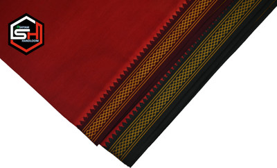 Shyam handloom Solid Red Lungi