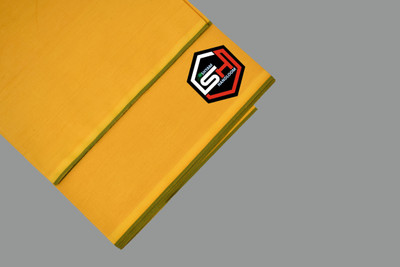 Shree shyam Handloom Solid, Striped Yellow Lungi