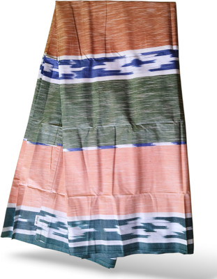 Iqra Mart Solid, Checkered, Woven, Self Design, Striped Multicolor, Dark Green Lungi