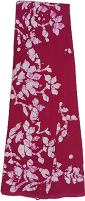 Hand Craft Batik Self Design, Printed Red Lungi