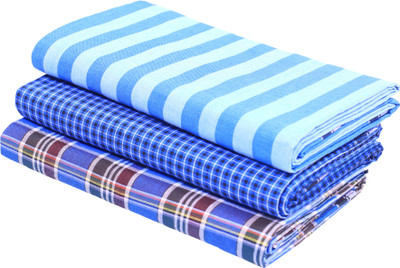 GREEN TEE Checkered Multicolor Lungi