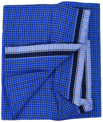 Feather Green Checkered Multicolor Lungi