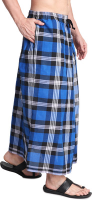 GOWRI TEX Checkered Multicolor Lungi