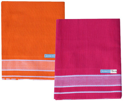 GOWRI TEX Solid Multicolor Lungi