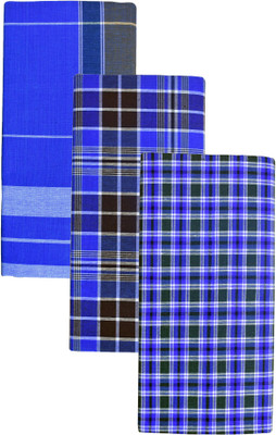 BlueMen Checkered Multicolor Lungi