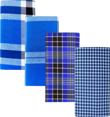 Feather Green Checkered Multicolor Lungi