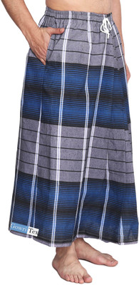 GOWRI TEX Checkered Multicolor Lungi