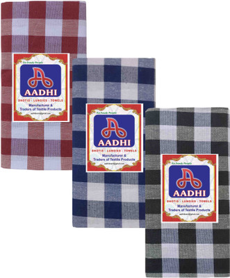 aadhi Checkered Multicolor Lungi