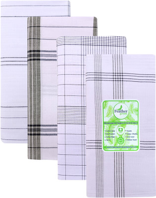 Feather Green Checkered White Lungi