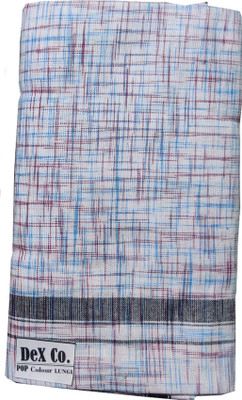DeX Co. Self Design White Lungi