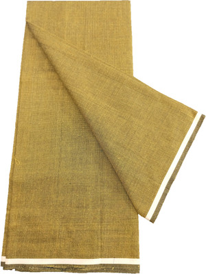 Handloom Solid Yellow Lungi