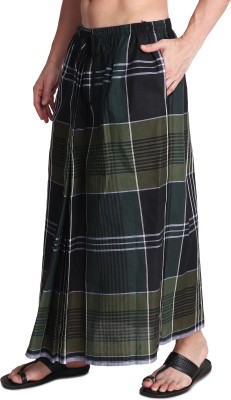 GOWRI TEX Checkered Multicolor Lungi