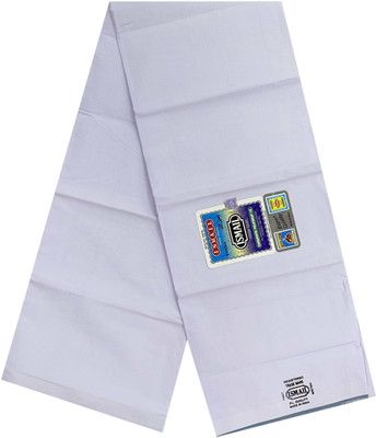 ISMAIL Solid White Lungi