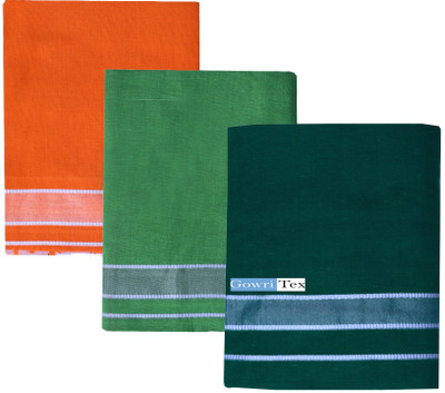 GOWRI TEX Solid Multicolor Lungi