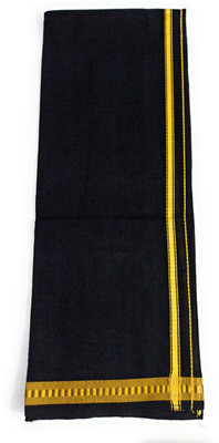 SMT Striped Gold, Black Lungi