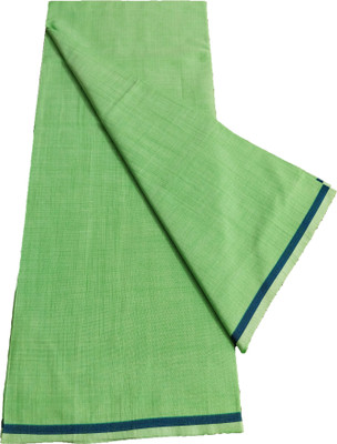 Handloom Solid Light Green Lungi