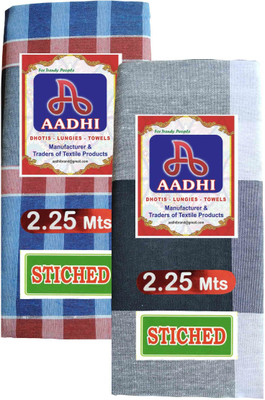 aadhi Checkered Multicolor Lungi