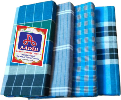 aadhi Checkered Multicolor Lungi