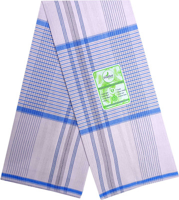 Feather Green Checkered White Lungi