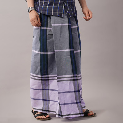 YANAI Checkered Multicolor Lungi
