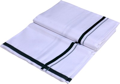 Akhil Striped White Lungi