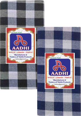 aadhi Checkered Multicolor Lungi