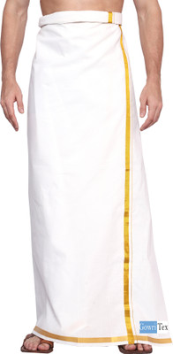 GOWRI TEX Woven Men Dhoti