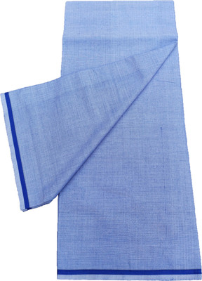 Handloom Solid Blue Lungi