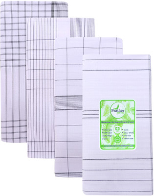 Feather Green Checkered White Lungi
