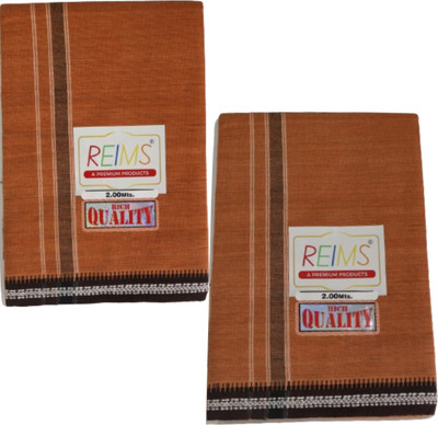REIMS Solid Orange Lungi