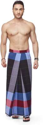 nandu Checkered Multicolor Lungi