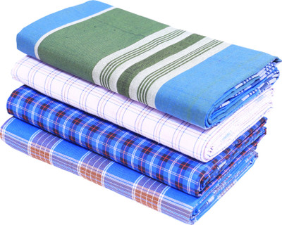 GREEN TEE Checkered Multicolor Lungi