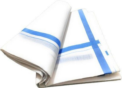 KESHAV Solid White Lungi