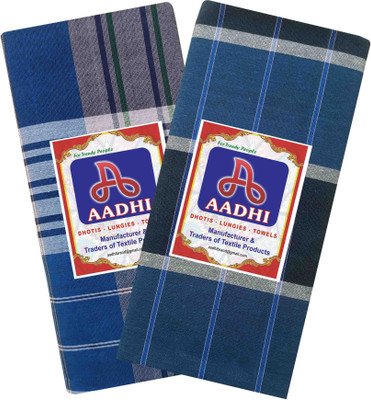 aadhi Checkered Multicolor Lungi