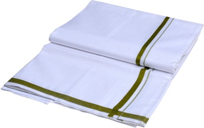 Akhil Striped White Lungi