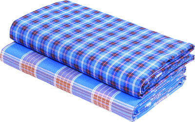 GREEN TEE Checkered Multicolor Lungi