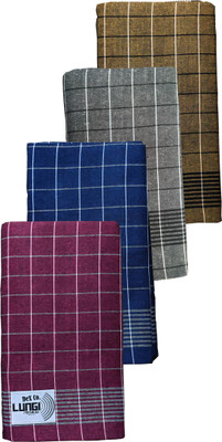 DeX Co. Checkered Multicolor Lungi