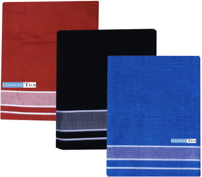 GOWRI TEX Solid Multicolor Lungi