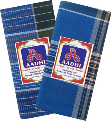 aadhi Checkered Multicolor Lungi