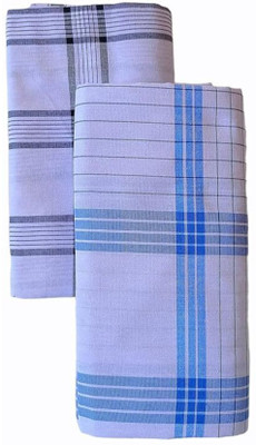 Jishnu enterprises Checkered White Lungi