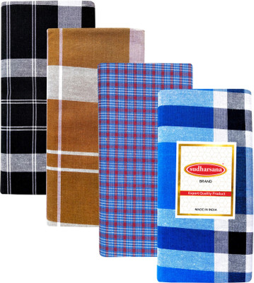 Feather Green Checkered Multicolor Lungi