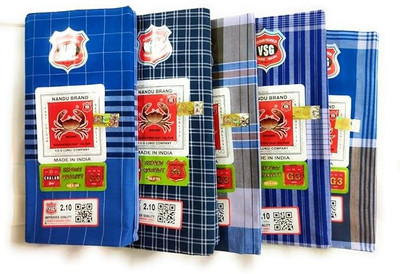 nandu Printed Multicolor Lungi