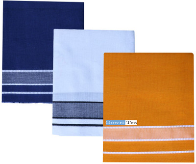 GOWRI TEX Solid Multicolor Lungi
