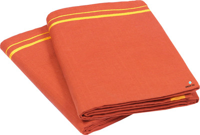 GREEN TEE Solid Multicolor Lungi