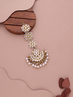 brado jewellery Brass Maang Tikka