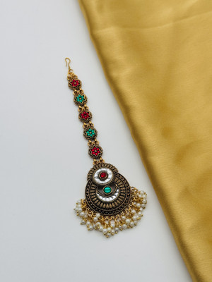 Mansi Jewl Point Alloy Maang Tikka