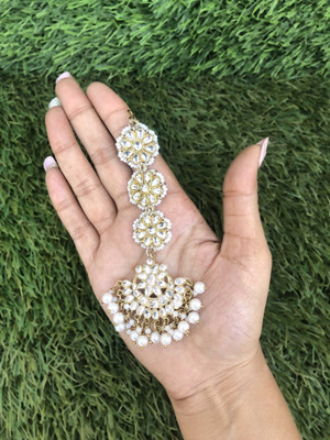 brado jewellery Brass Maang Tikka